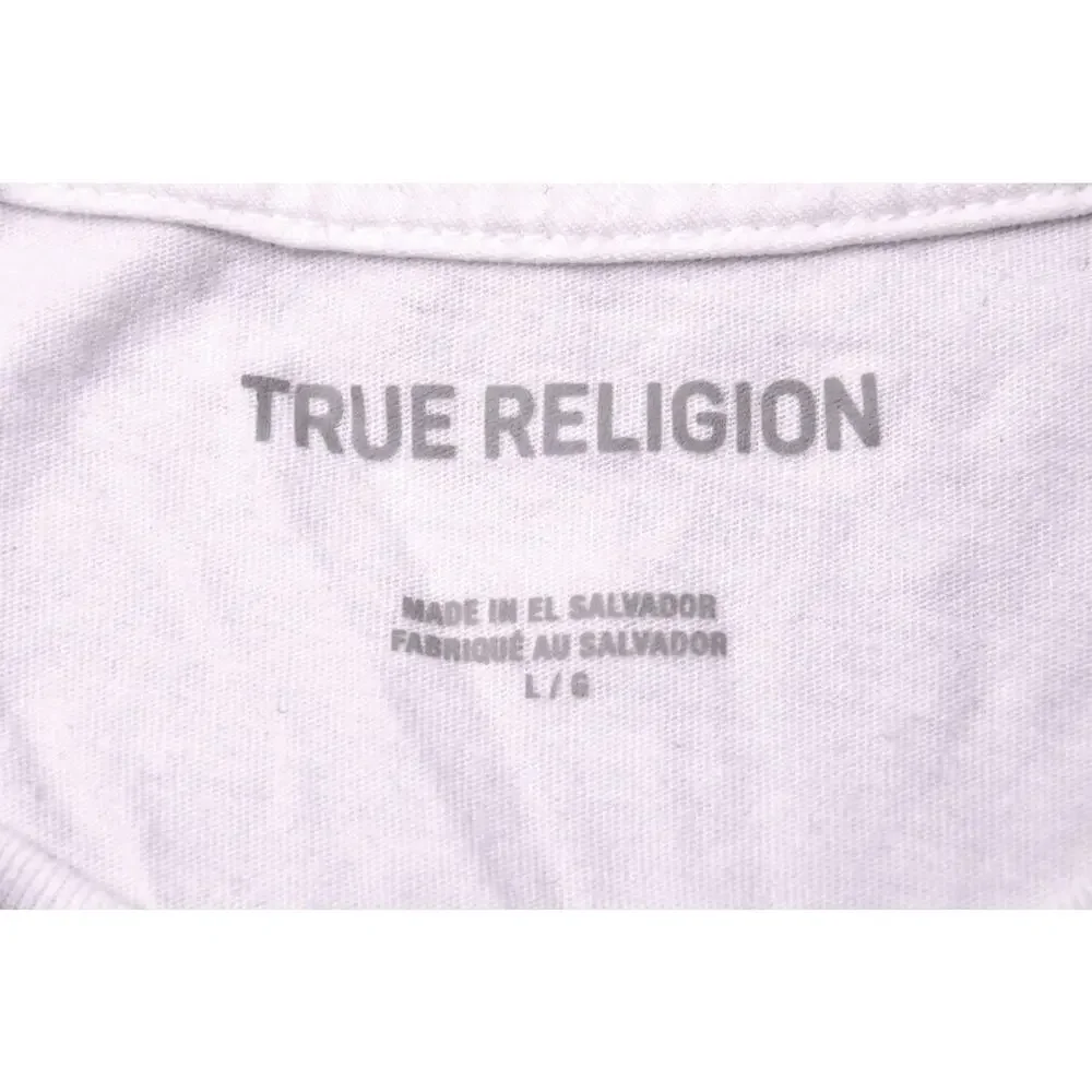 True Religion 2002 World Tour Graphic T-Shirt White Men's Large NWT
